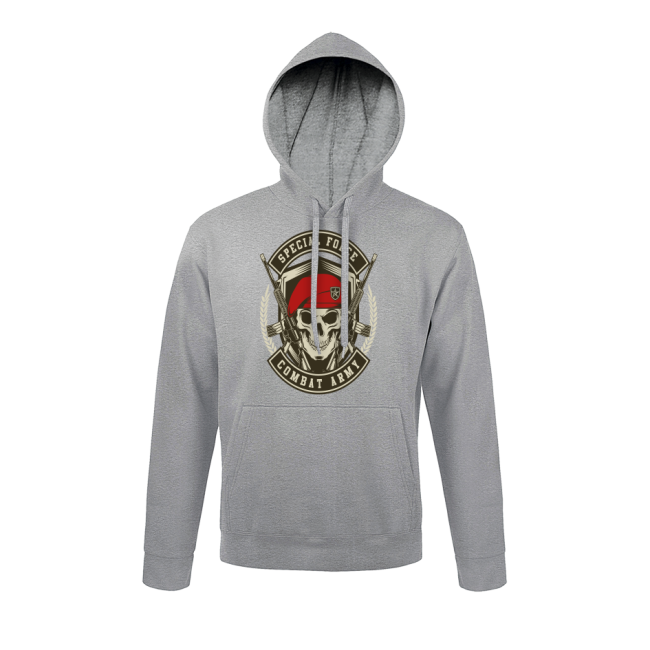 Sweatshirt Grijs gemêleerd Combat Army - Army Design by Summit Outdoor