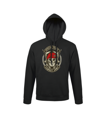 Sweat-shirt Noir Combat Army - Army Design by Summit Outdoor