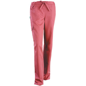 Pantalon femme coupe droite Juliette rouge - Lafont