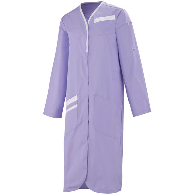 Blouse manches longues Nomia violet et blanc - Lafont