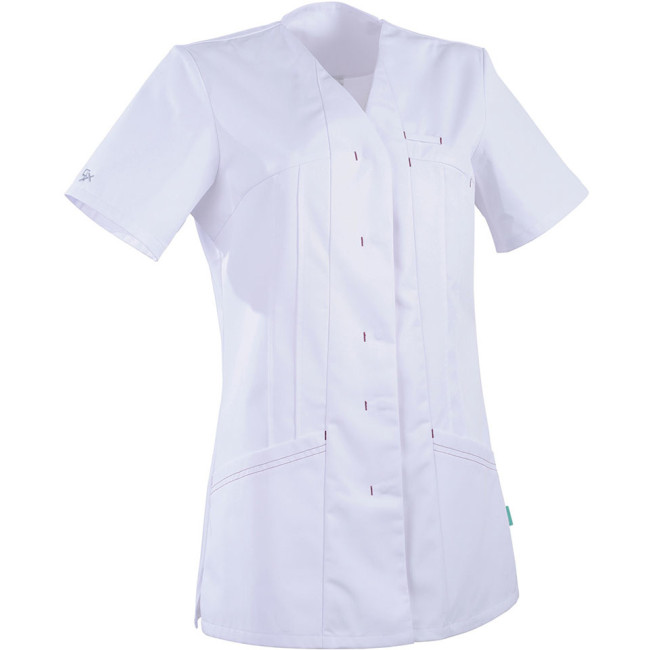 Semi-getailleerde tuniek Emma wit - Lafont