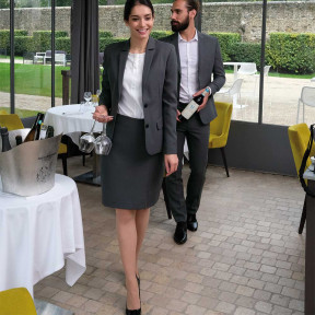 Damen-Servicetop Vienna Weiß - Lafont