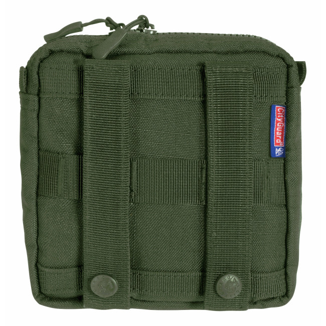 Molle-Tasche 15 x 15 cm Olivgrün - City Guard