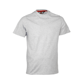 Tee-shirt manches courtes Argo gris clair chiné - Herock