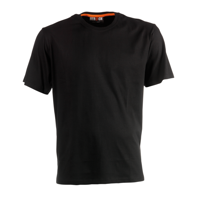 Kurzarm-T-Shirt Argo Schwarz - Herock
