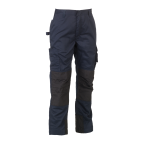 Wasserabweisende Arbeitshose Titan marineblau und schwarz - Herock