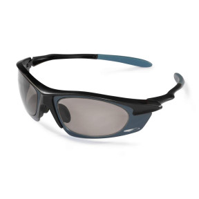Okulary ochronne Meteor Dymne Czarno/Niebieskie - Swiss One Safety