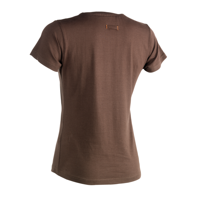 T-shirt korte mouwen Epona dames Bruin - Herock