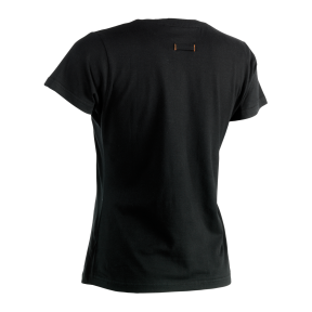 Kurzarm-T-Shirt Epona für Damen Schwarz - Herock