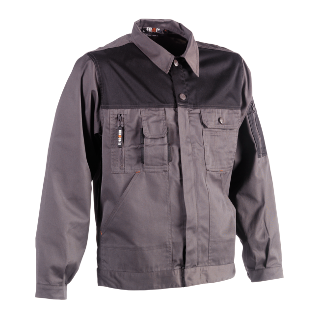Veste de travail Aton Gris et Noir - Herock