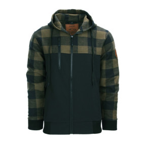 Lumbershell Jacke Schwarz/Olive - Van Os