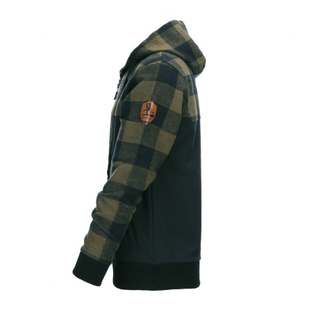 Lumbershell Jacke Schwarz/Olive - Van Os