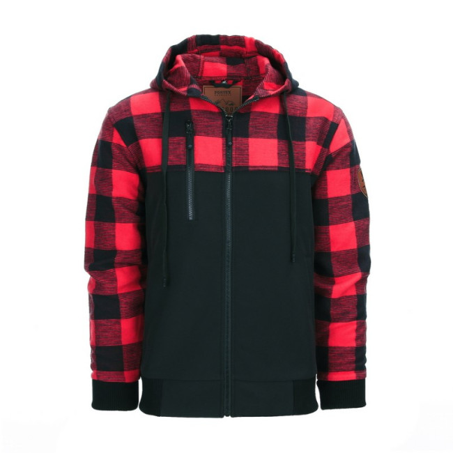Veste Lumbershell Noir/Rouge - Van Os