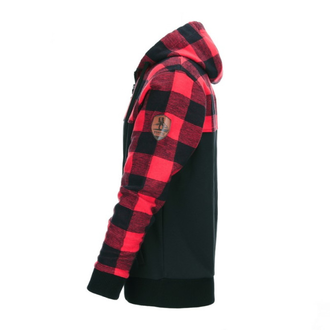 Kurtka Lumbershell Czarna/Czerwona - Van Os