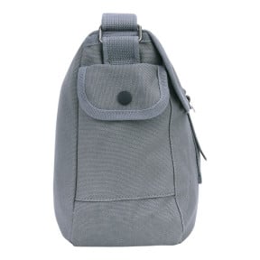 Sac bandoulière en toile style US gris - Fostex Garments