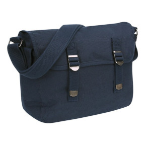 Schoudertas in canvas US-stijl marine - Fostex Garments
