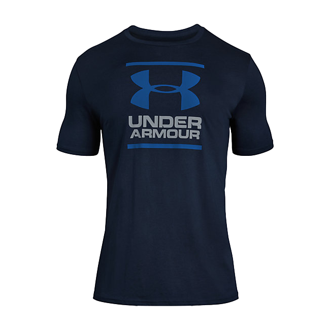 T-shirt manches courtes ua gl foundation bleu - Under Armour