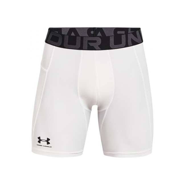 Compressieshort Heatgear Wit - Under Armour
