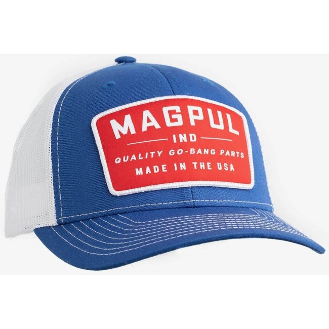 Magpul Go Bang Trucker Cap Royal und Weiß