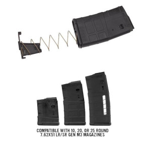 Lot de 3 limiteurs 5 coups PMAG LS/SR M3 Noir - Magpul