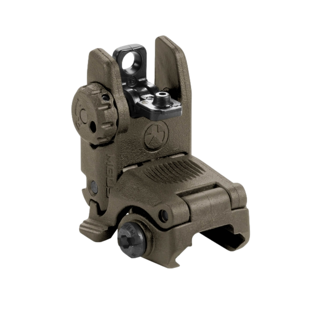 MBUS - Magpul Back-Up Sight - Tylny ZIELONY OLIWKOWY - MAGPUL