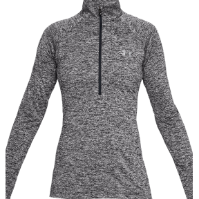 Tech con cremallera 1/2 para mujer - Twist - Negro - Under Armour