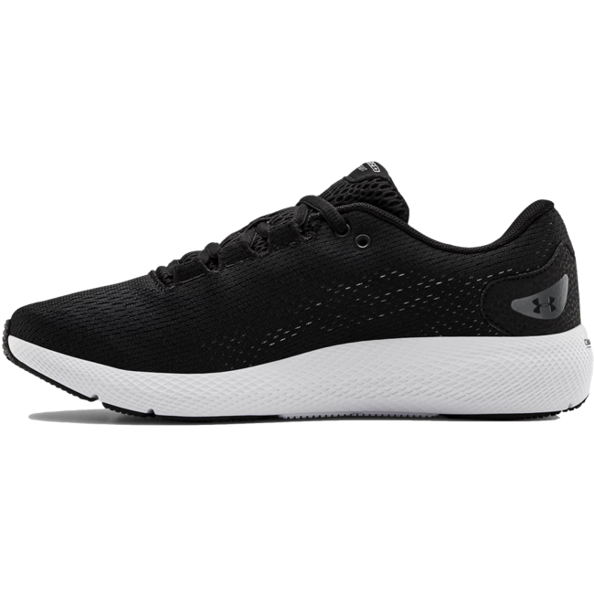 Chaussures de course UA femme Charged Pursuit 2 noir et blanc - Under Armour