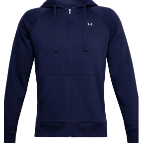Sweat à capuche UA Rival Fleece zippé marine - Under Armour