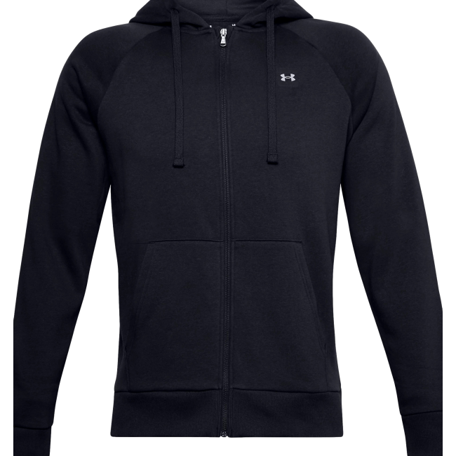 Sweat à capuche UA Rival Fleece zippé noir - Under Armour Sweat à capuche UA Rival Fleece zippé noir - Under Armour