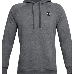 Bluza z kapturem UA Rival Fleece szary melanż - Under Armour