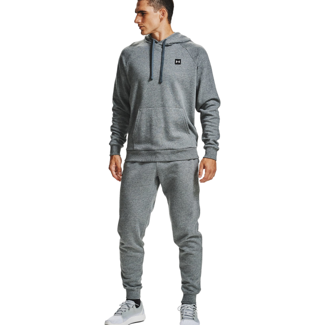 Sweat met capuchon UA Rival Fleece gemêleerd grijs - Under Armour