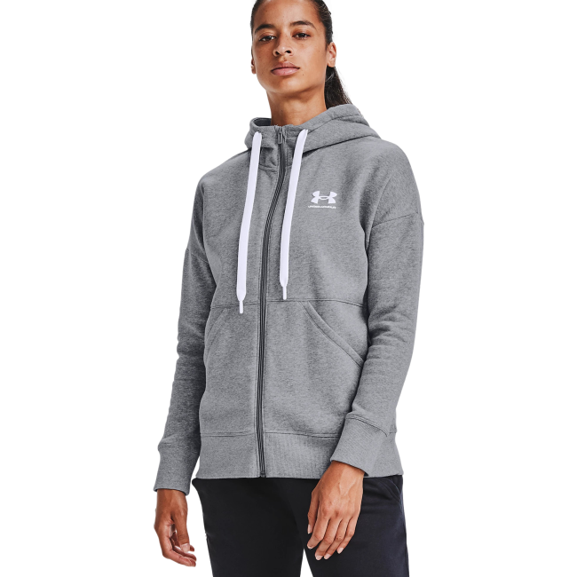 Veste à capuche Rival Fleece Full Zip Gris - Under Armour