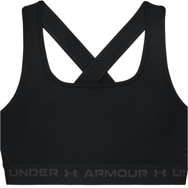 Brassière UA Crossback mid noir - UNDER ARMOUR