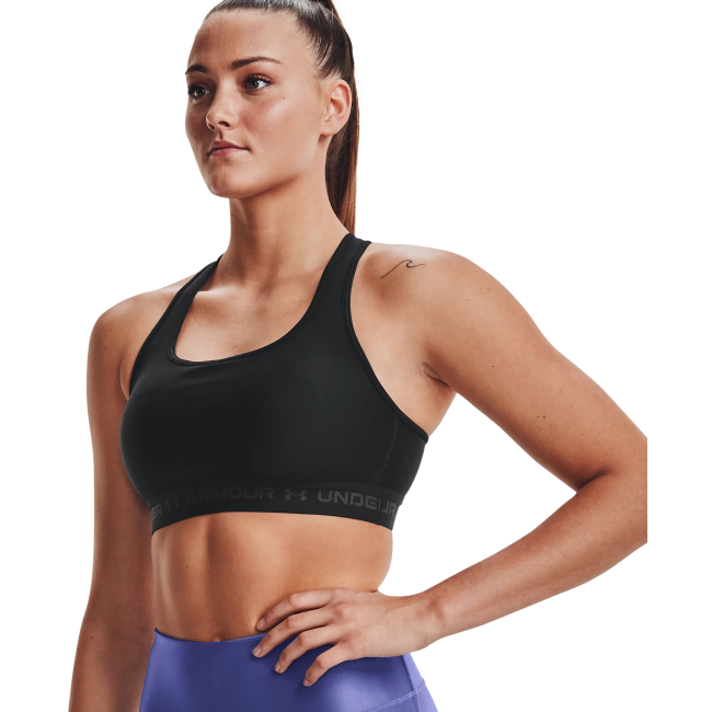 Beha UA Crossback mid zwart - UNDER ARMOUR