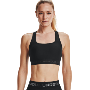 Brassière UA Crossback mid noir - UNDER ARMOUR