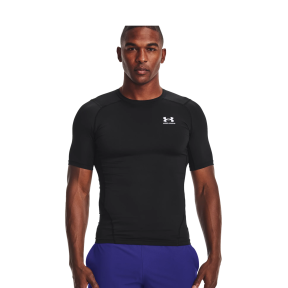 T-shirt korte mouwen compressie Zwart - Under Armour