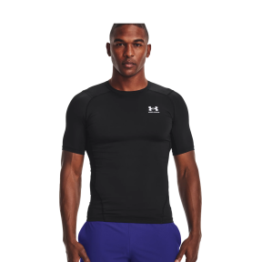 T-shirt z krótkimi rękawami kompresyjny Czarny - Under Armour