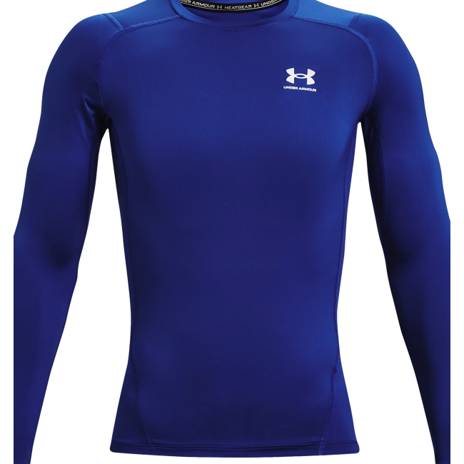 T-shirt lange mouwen compressie blauw - Under Armour