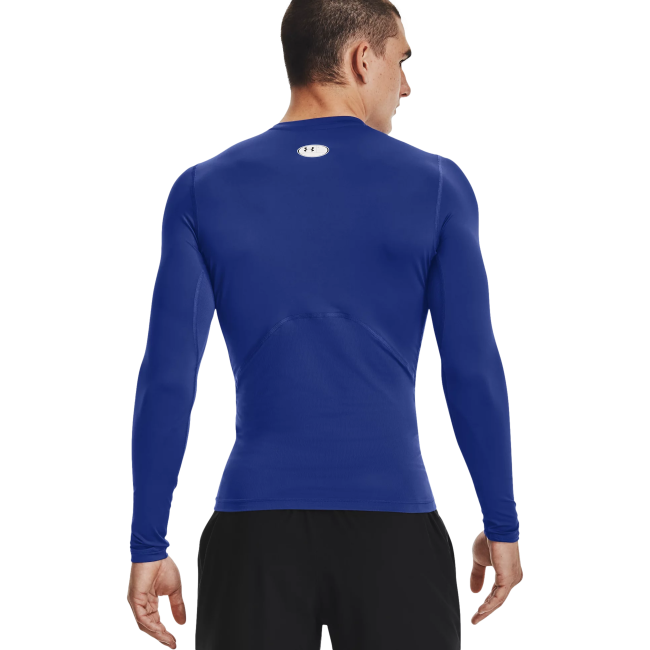 T-shirt z długimi rękawami kompresyjny niebieski - Under Armour