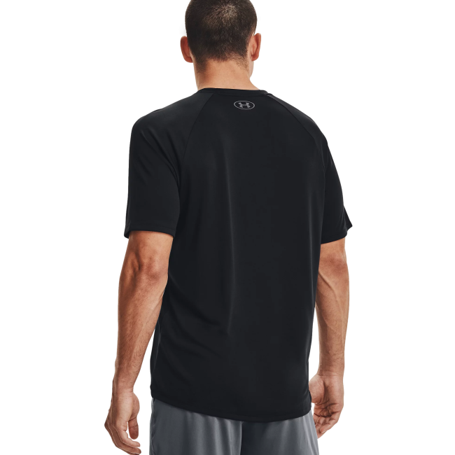 Góra z krótkimi rękawami ua Tech Czarna - Under Armour