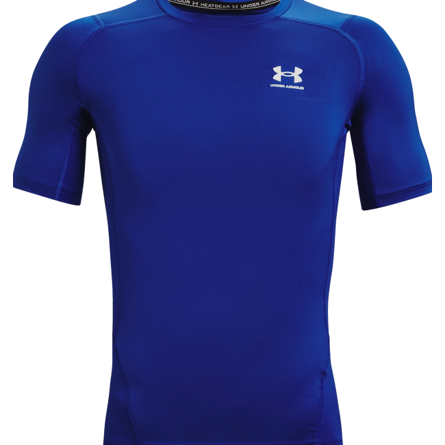 Kurzarm-Kompressions-T-Shirt Blau - Under Armour