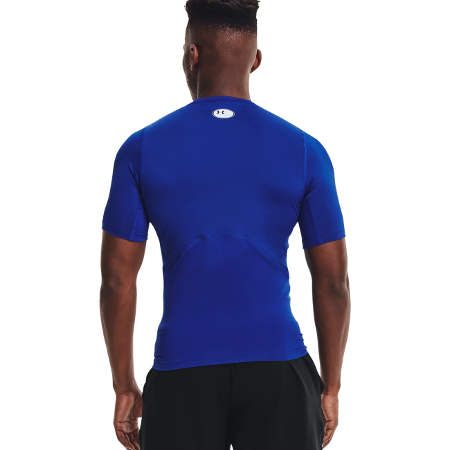 T-shirt z krótkimi rękawami kompresyjny niebieski - Under Armour