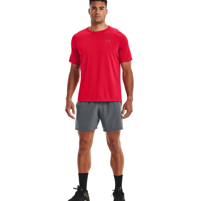 Kurzarm-Oberteil UA Tech rot - Under Armour
