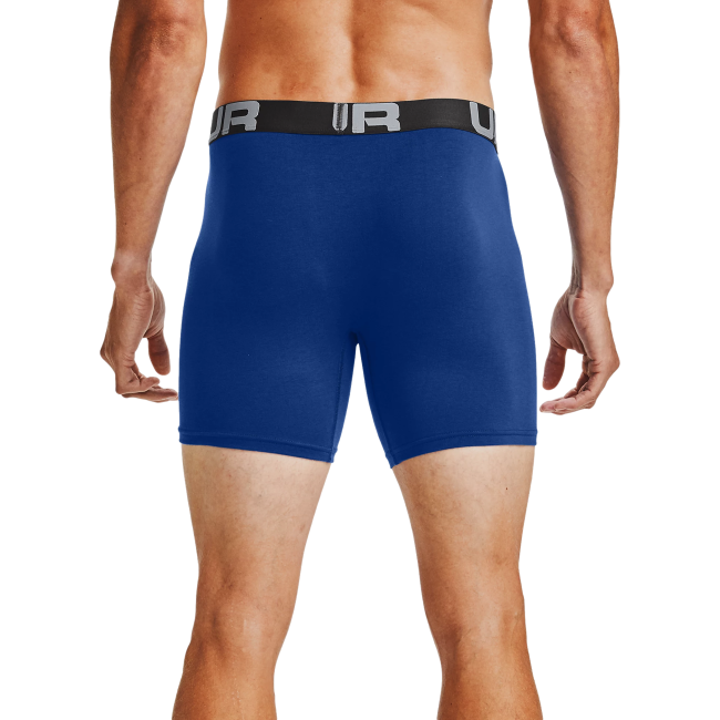 Boxer charged cotton lot de 3 bleu - Under Armour