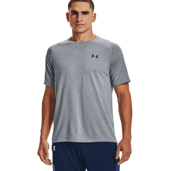T-Shirt mit kurzen Ärmeln UA Tech Grau - Under Armour