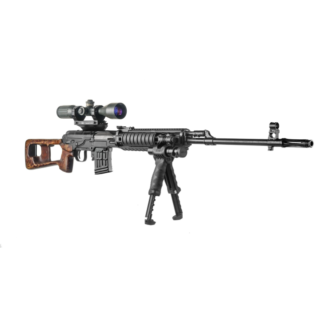 GARDE MAIN SVD 4 RAILS PICATINNY ALUMINIUM POUR DRAGUNOV SNIPER RIFLE - NOIR - FAB DEFENSE