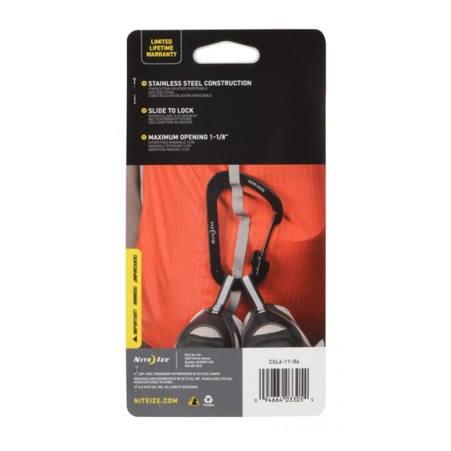 Mousqueton S-Binner Taille 6 - Nite Ize