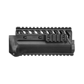 SCHWARZE HANDSCHUTZSCHIENE MIT 4 PICATINNY-SCHIENEN FÜR GALIL - FAB DEFENSE