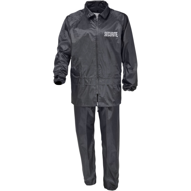 Regenkleding Beveiliging Zwart - CityGuard