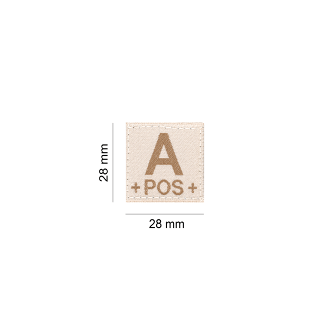 A Pos Bloodgroup Patch Desert - Clawgear